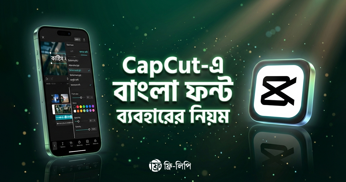 CapCut Custom Bangla Font Add